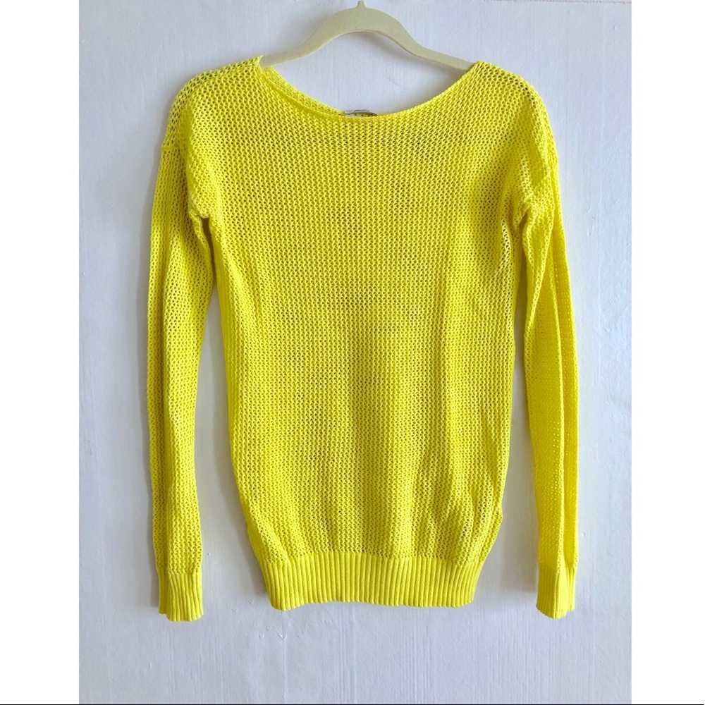 Madewell Wallace Yellow Sweater